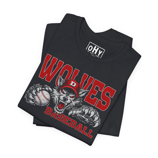 Wolves Baseball Bella Tee