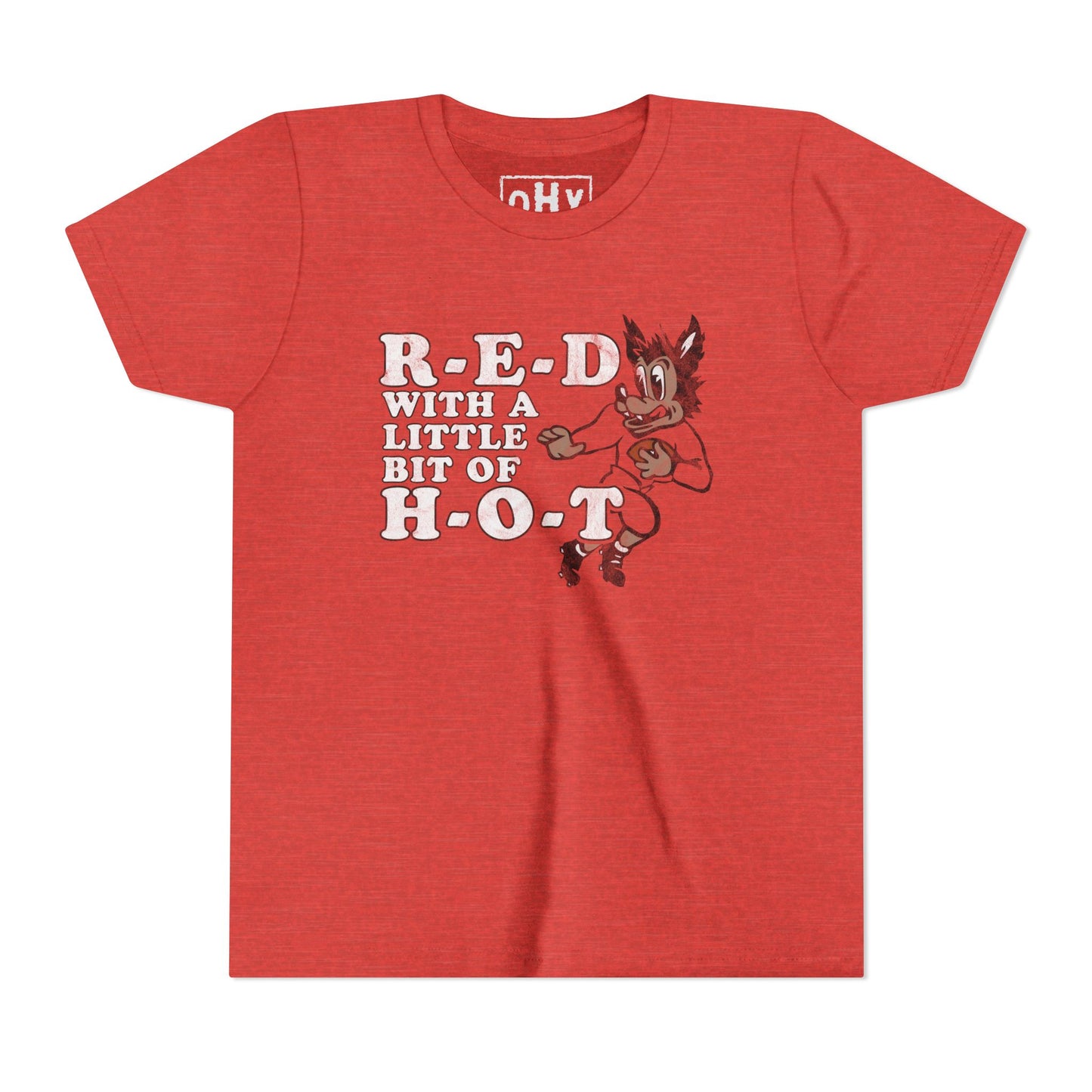 R-E-D H-O-T Youth Bella Tee