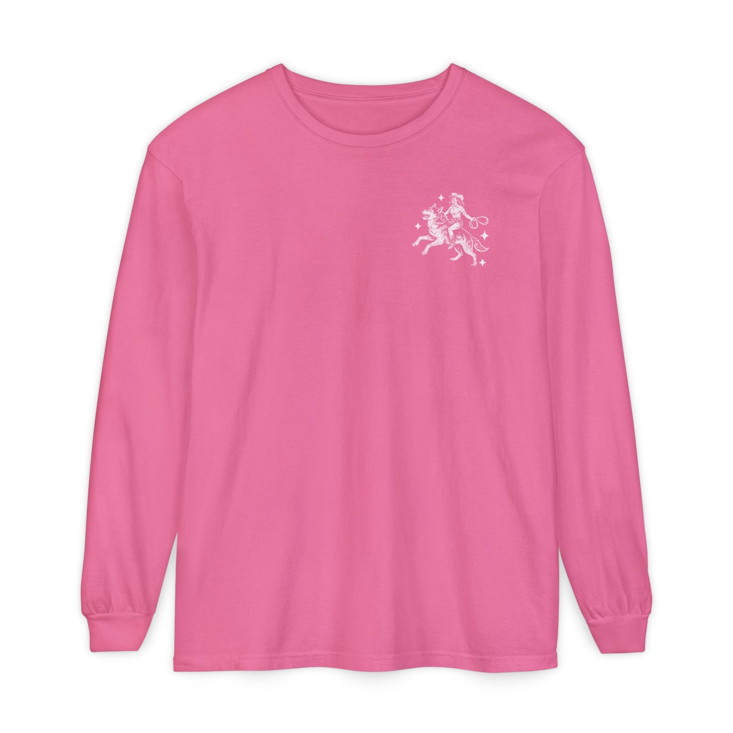 Pink Wolfy Club LS Comfort Tee