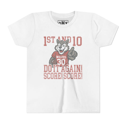 1st and 10 Youth Bella Tee