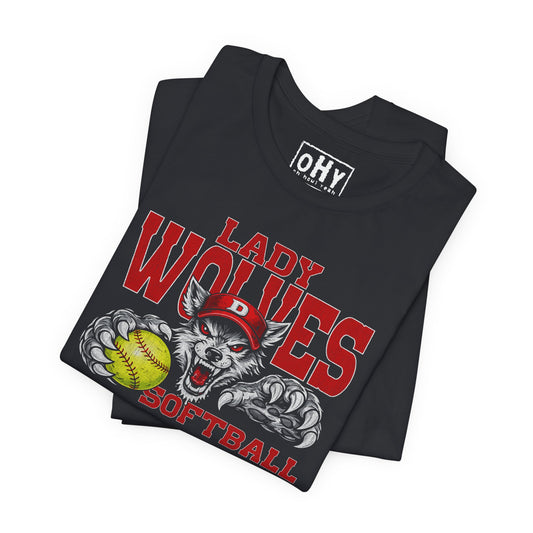 Lady Wolves Softball Bella Tee
