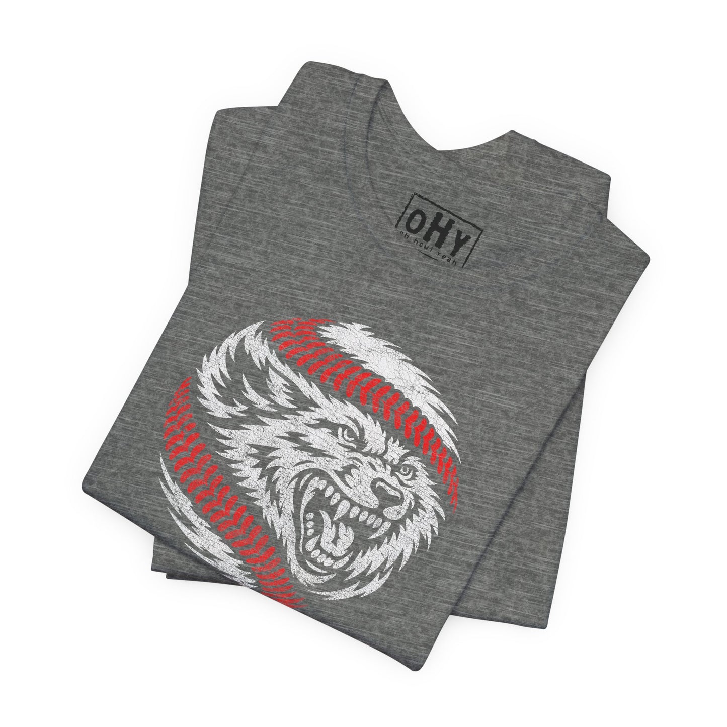 Wolf Baseball Bella Tee