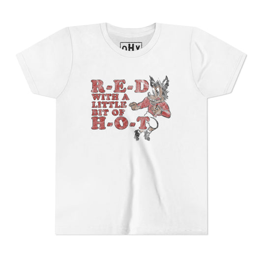 R-E-D H-O-T Youth Bella Tee