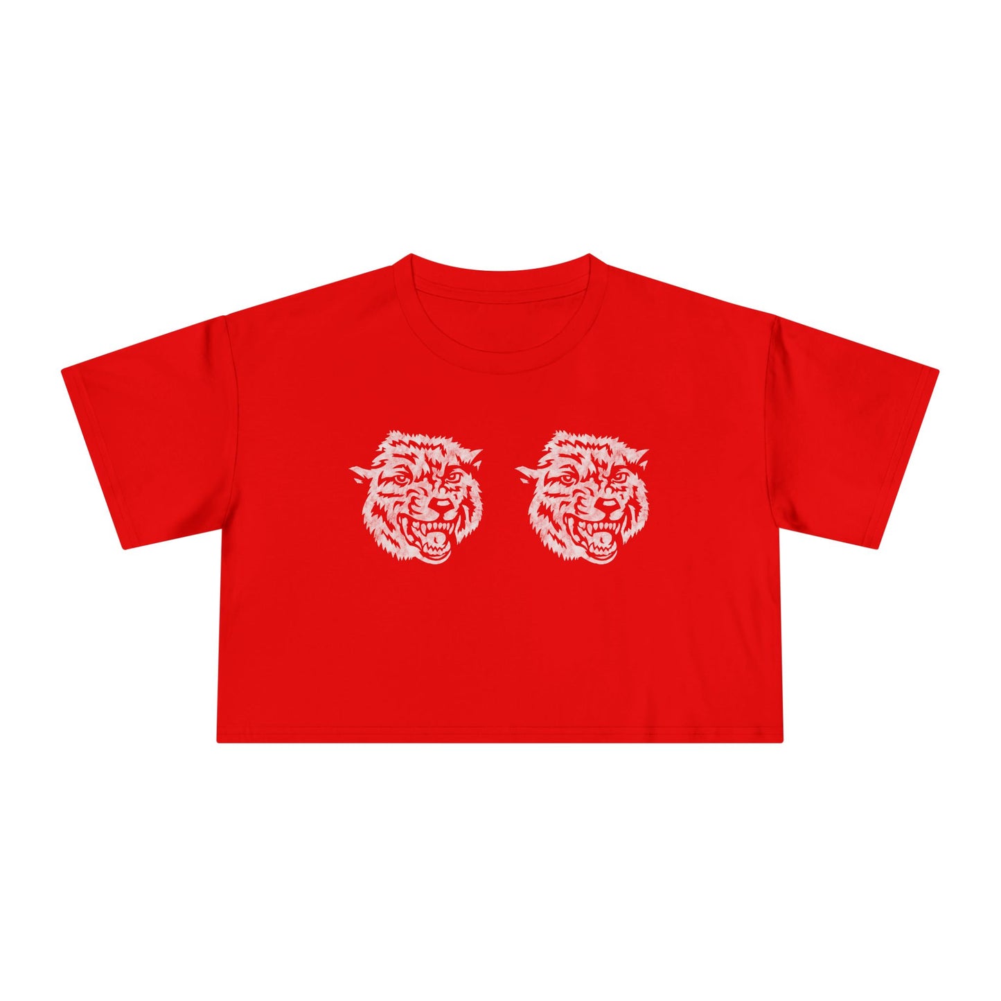 Double Wolf Crop Top