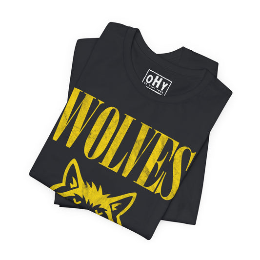 Wolves Happy Face Tee