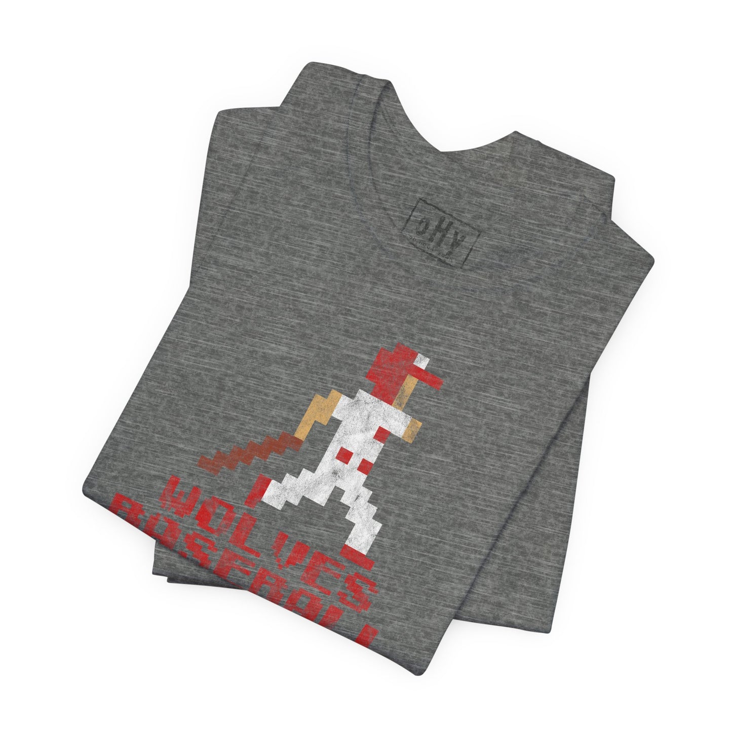8 Bit Baseball Wolves Tee