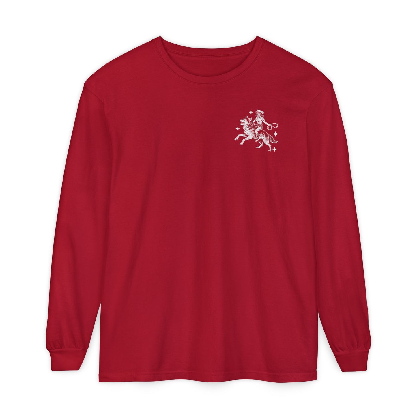 Pink Wolfy Club LS Comfort Tee
