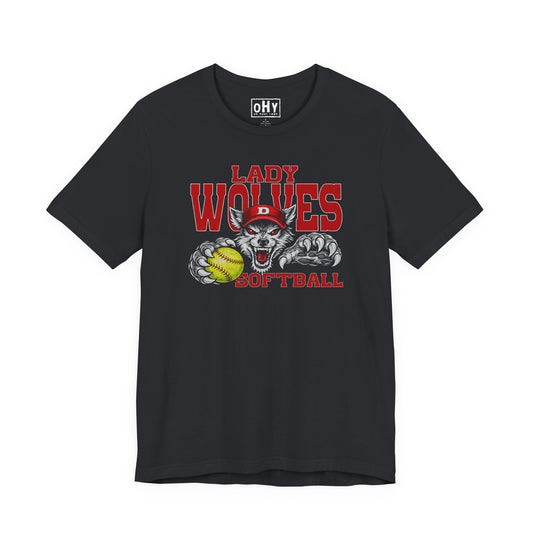Lady Wolves Softball Bella Tee