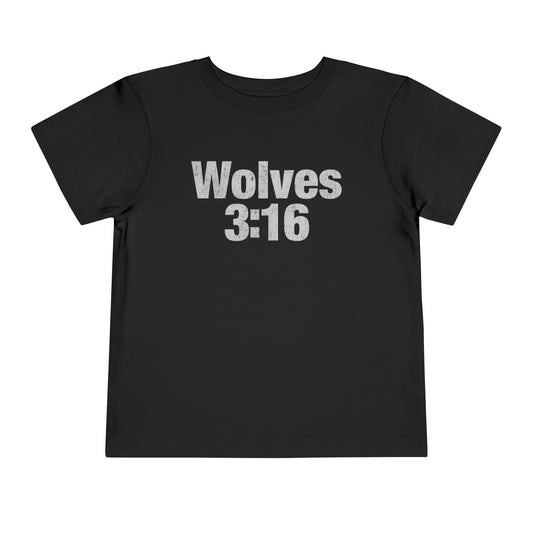 Wolves 3:16 Toddler Tee