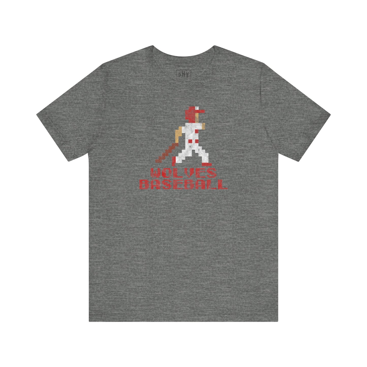 8 Bit Baseball Wolves Tee