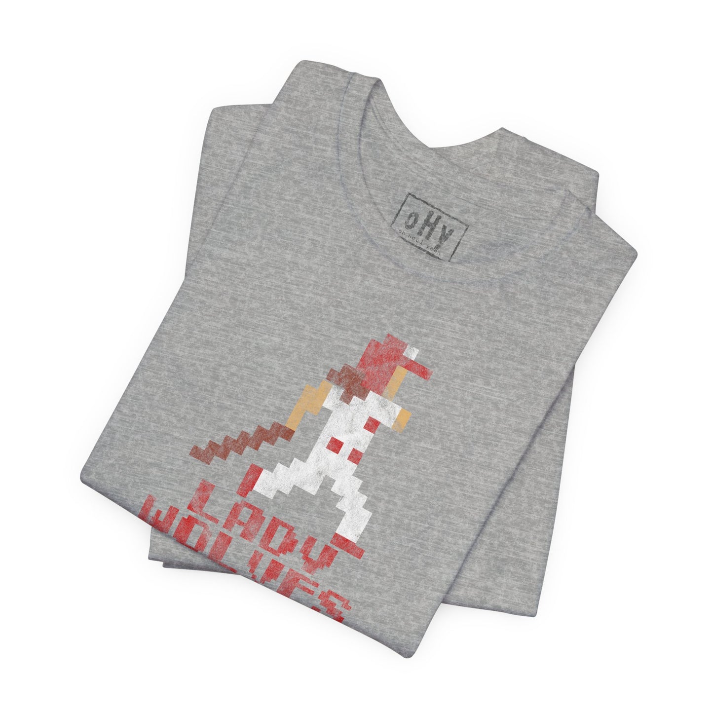 8 Bit Softball Lady Wolves Tee