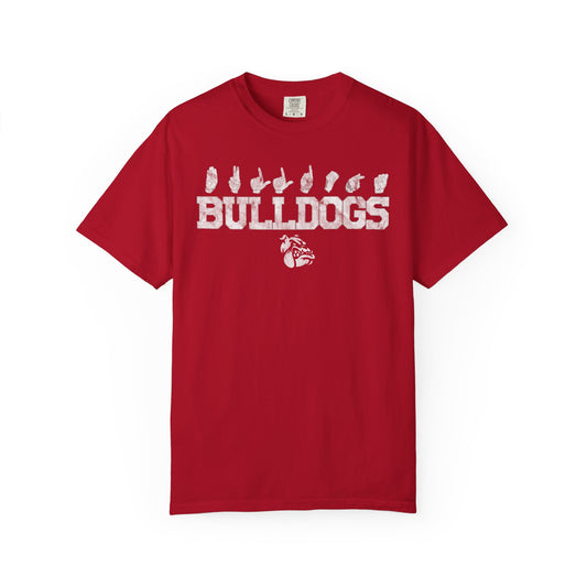 Spirit Fingers Bulldogs Comfort Tee