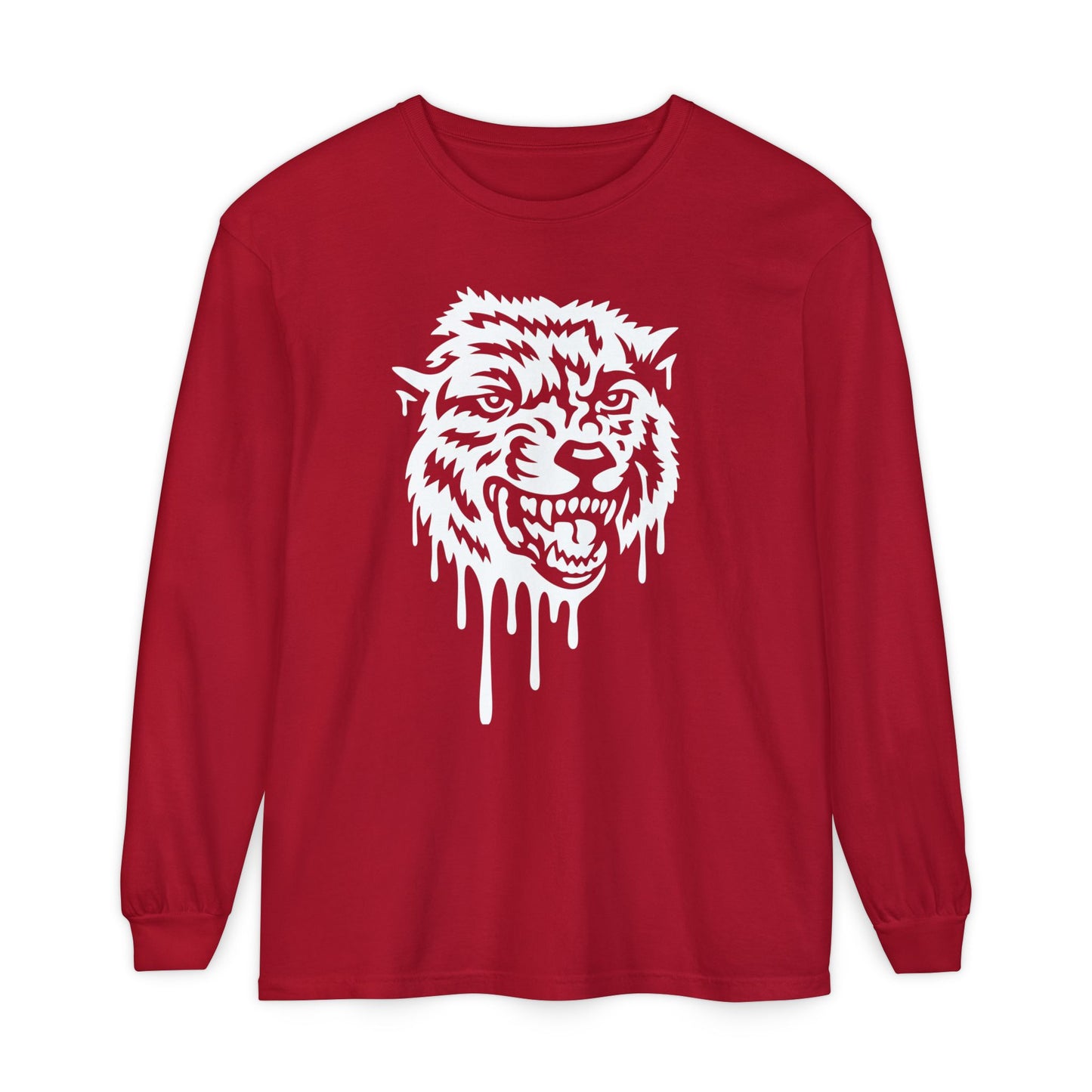 Drippy Wolf LS Comfort Tee