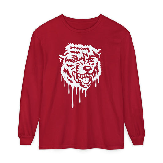 Drippy Wolf LS Comfort Tee