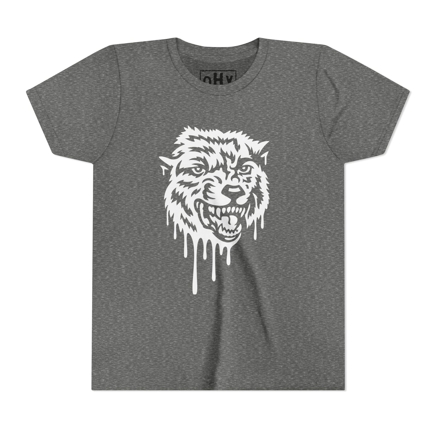 Drippy Wolf Youth Bella Tee