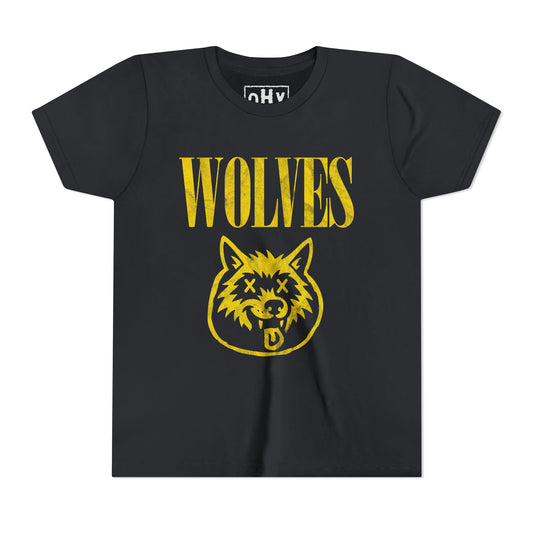 Wolves Happy Face Youth Tee