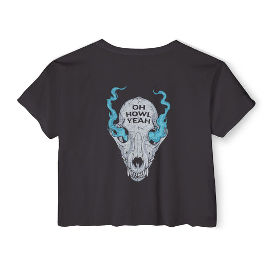 Wolves 3:16 Crop Top