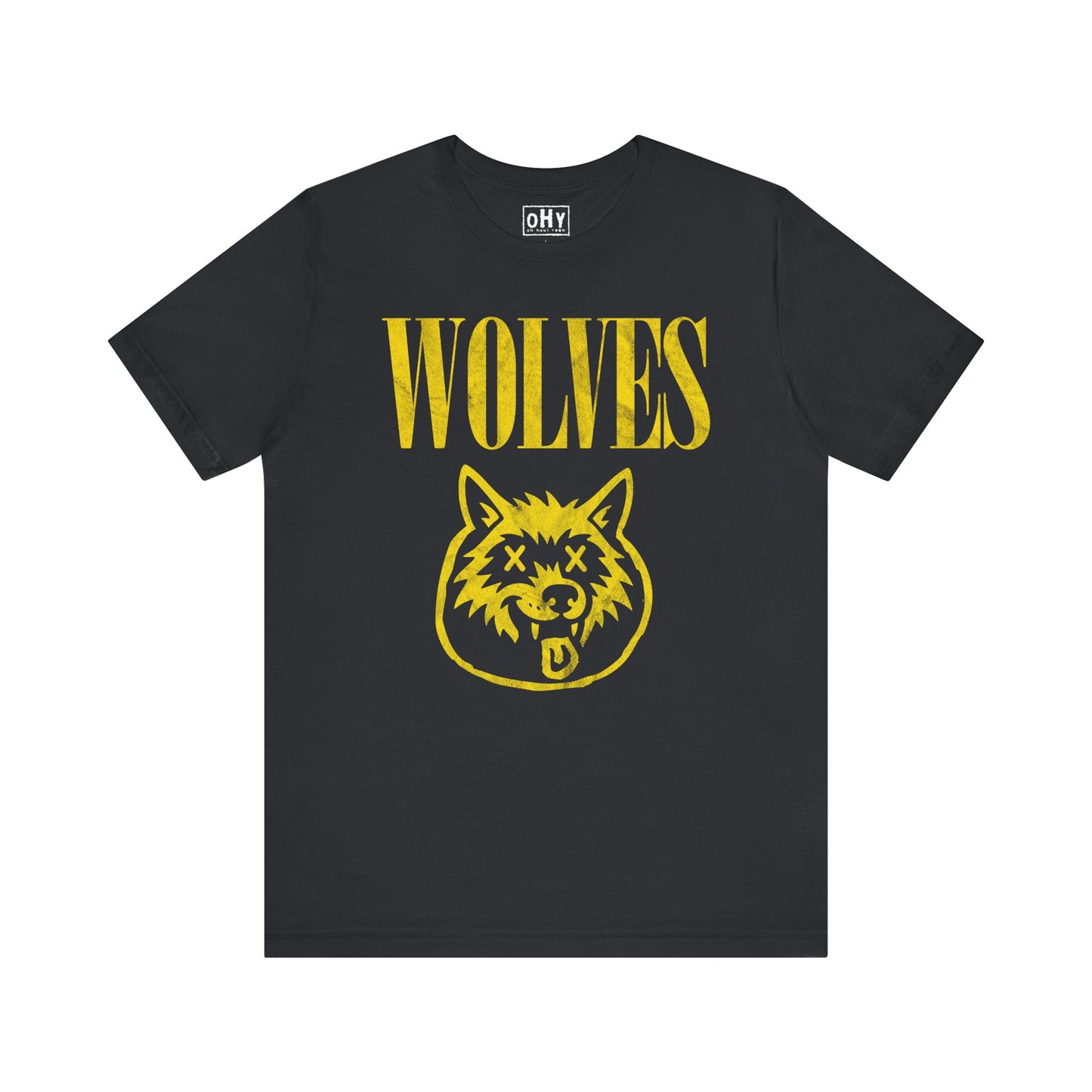 Wolves Happy Face Tee