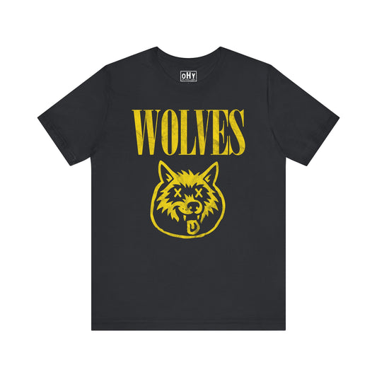 Wolves Happy Face Tee