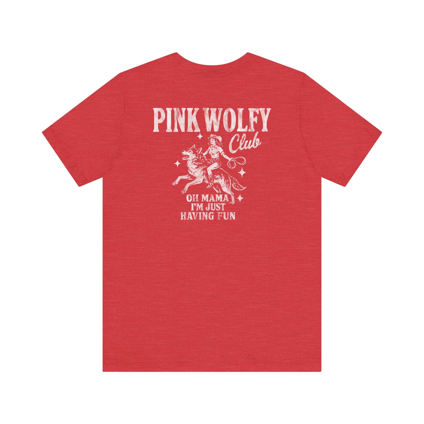 Pink Wolfy Club Bella Tee