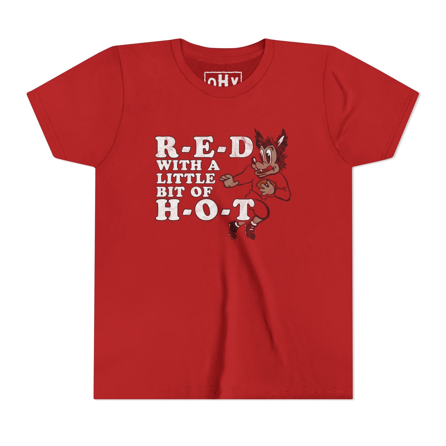 R-E-D H-O-T Youth Bella Tee