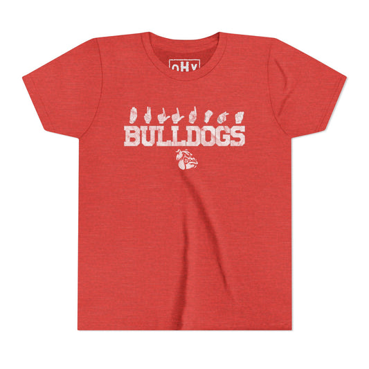 Spirit Fingers Bulldogs Youth Tee