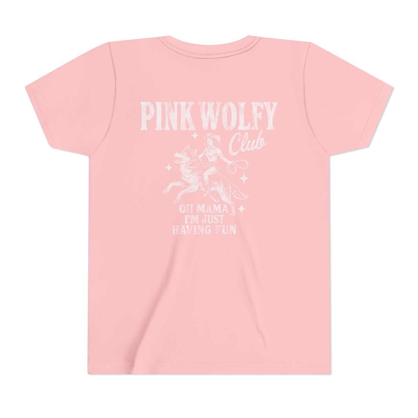 Pink Wolfy Club Youth Tee