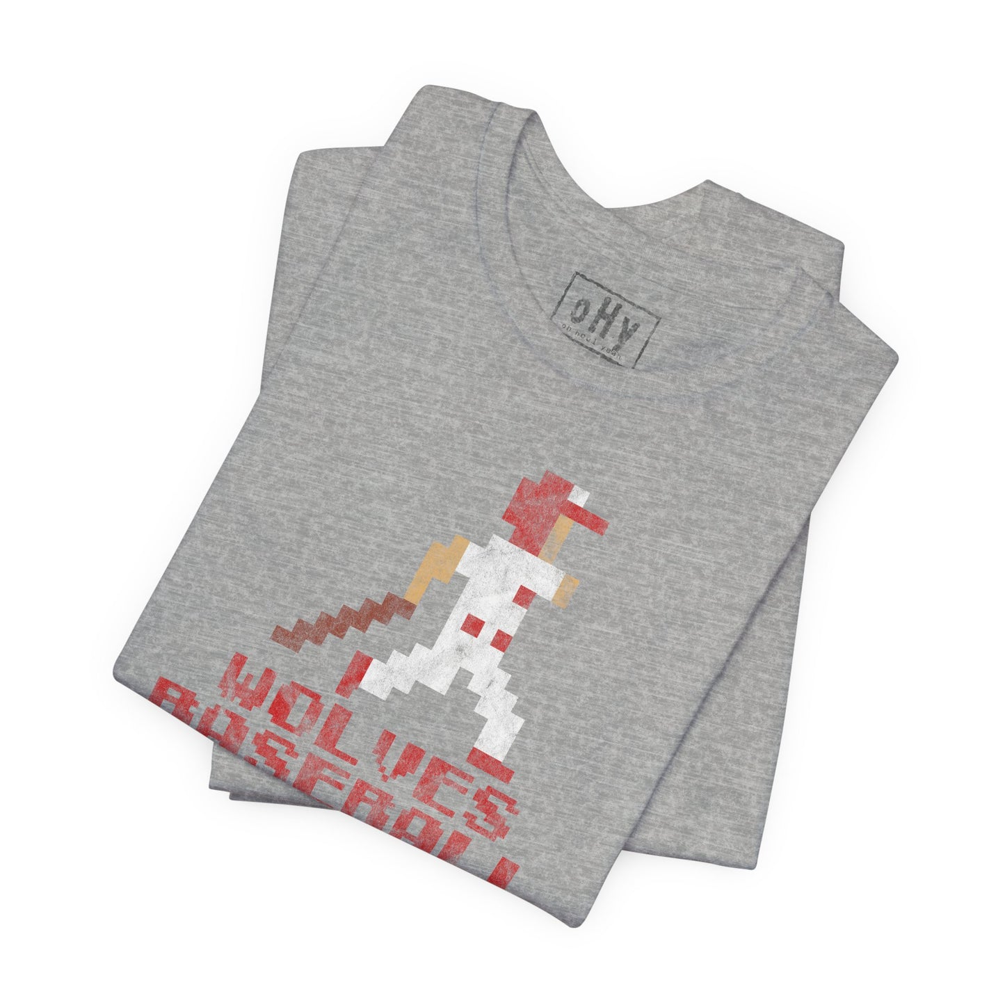 8 Bit Baseball Wolves Tee