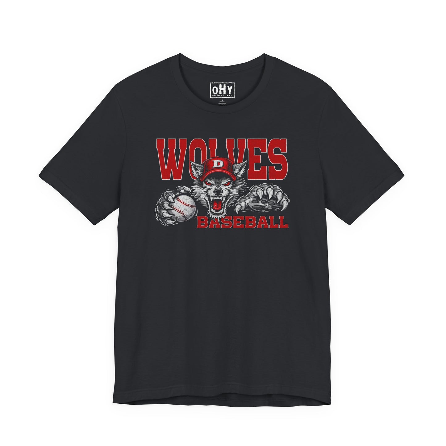Wolves Baseball Bella Tee