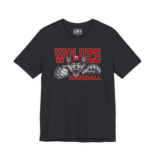 Wolves Baseball Bella Tee