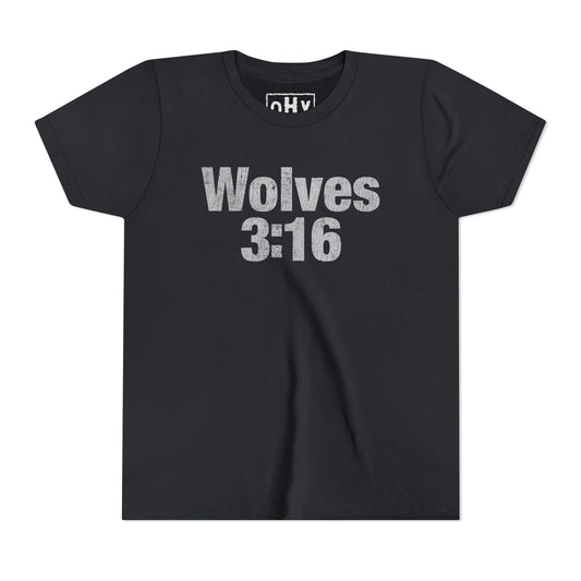 Wolves 3:16 Youth Bella Tee