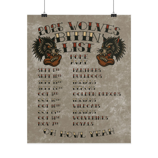 Bitin' List Poster