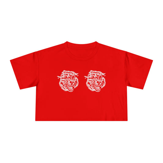 Double Wolf Crop Top