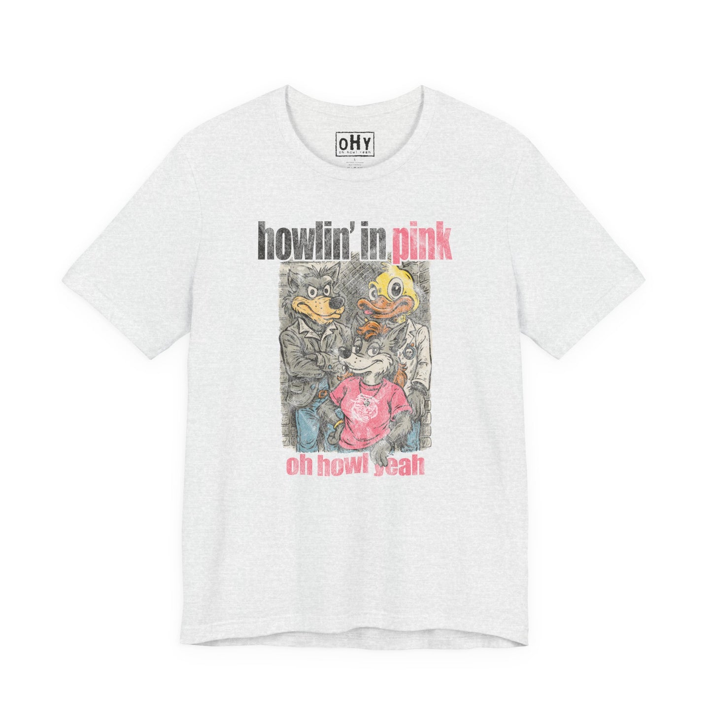 Howlin' in Pink Bella Tee