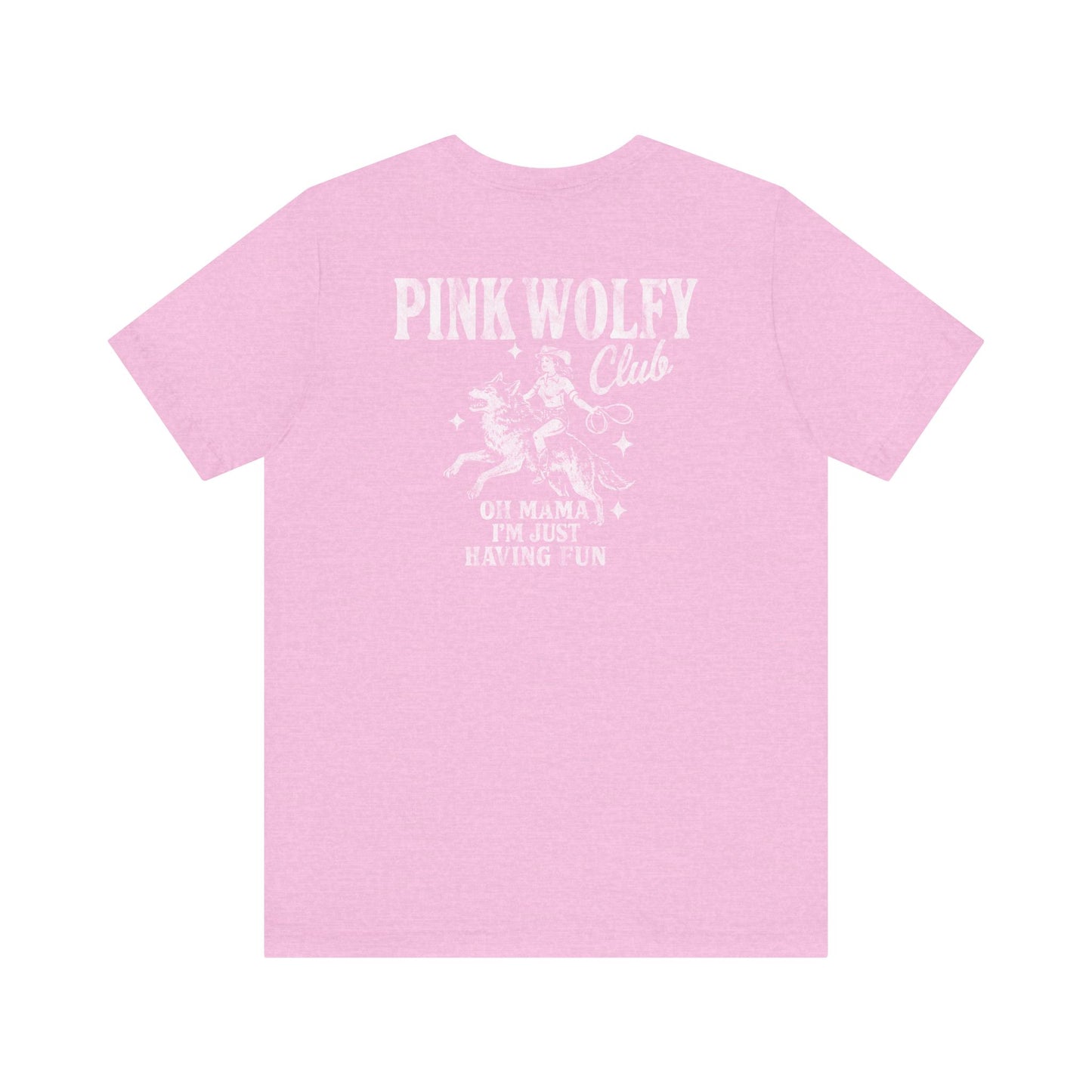 Pink Wolfy Club Bella Tee