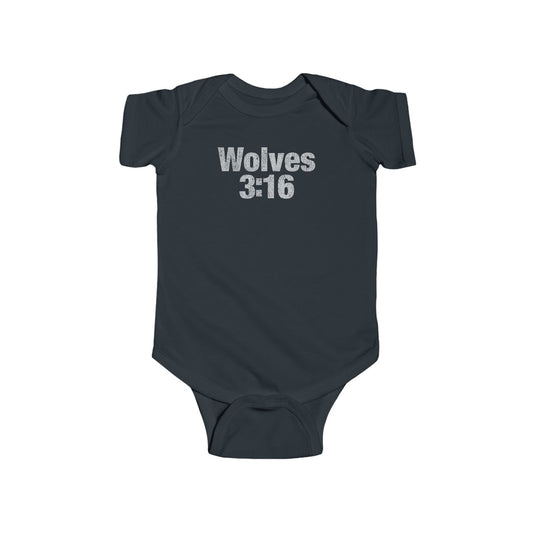 Wolves 3:16 Onesie