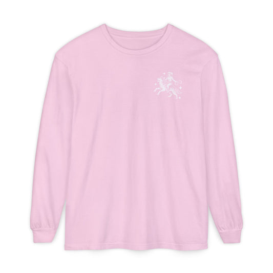 Pink Wolfy Club LS Comfort Tee