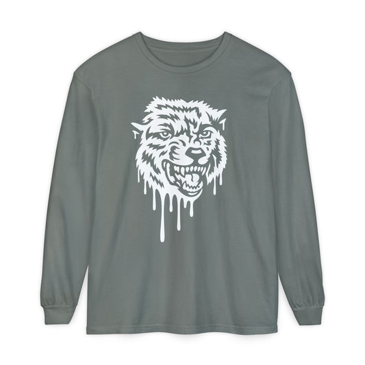 Drippy Wolf LS Comfort Tee