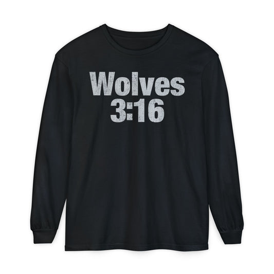 Wolves 3:16 LS Comfort Tee